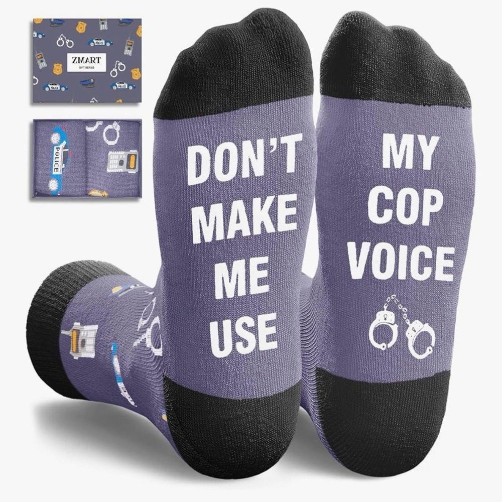 Police Officer Socks - Gift Box